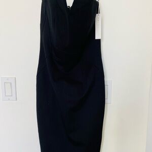 Trina Turk Elegant Strapless Black Dress